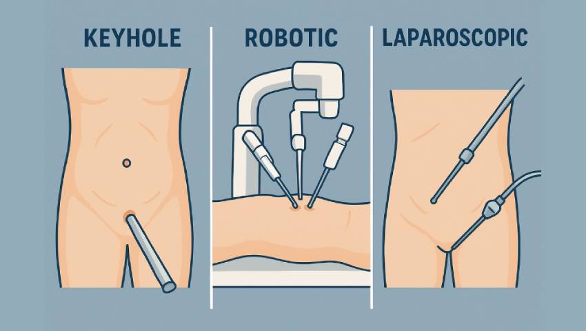 Keyhole vs Robotic vs Laparoscopic Surgery – What’s the Difference_